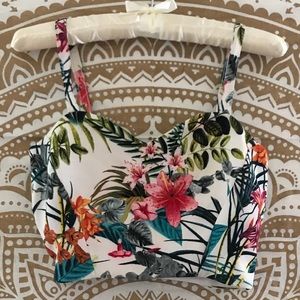 Floral Crop Top, Size XS